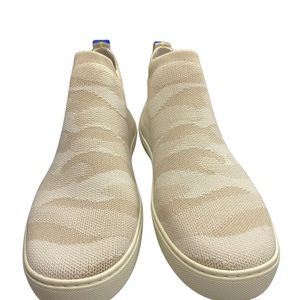 Rothys Sand Camo Chelsea Boots Women’s 10 Slip On Shoes